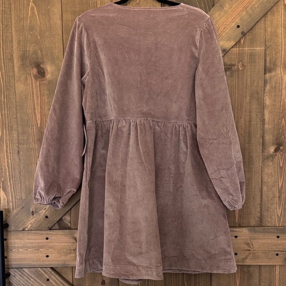 NWT Bohme Mauve Corduroy Dress Size M - Picture 4 of 4